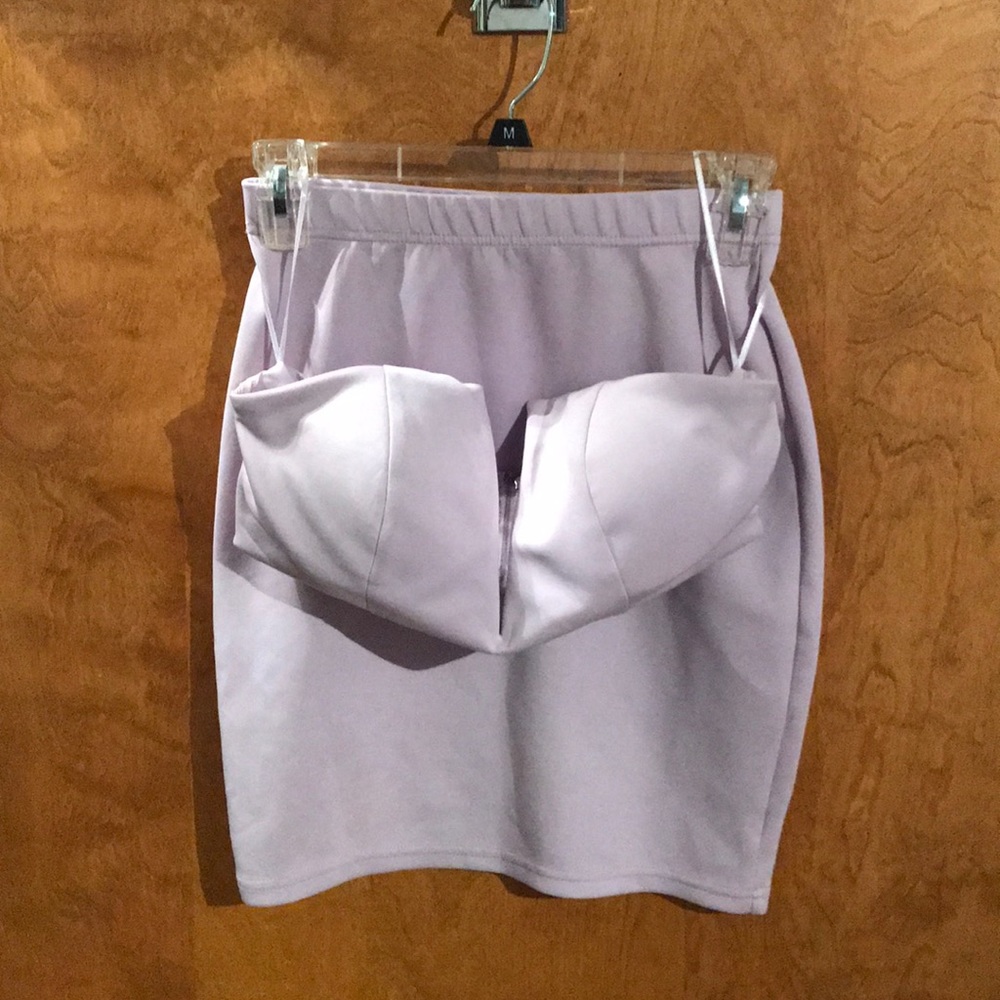 Mini skirt and crop top set
